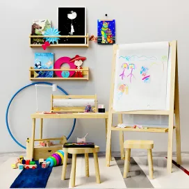 Childrens decor easel ikea